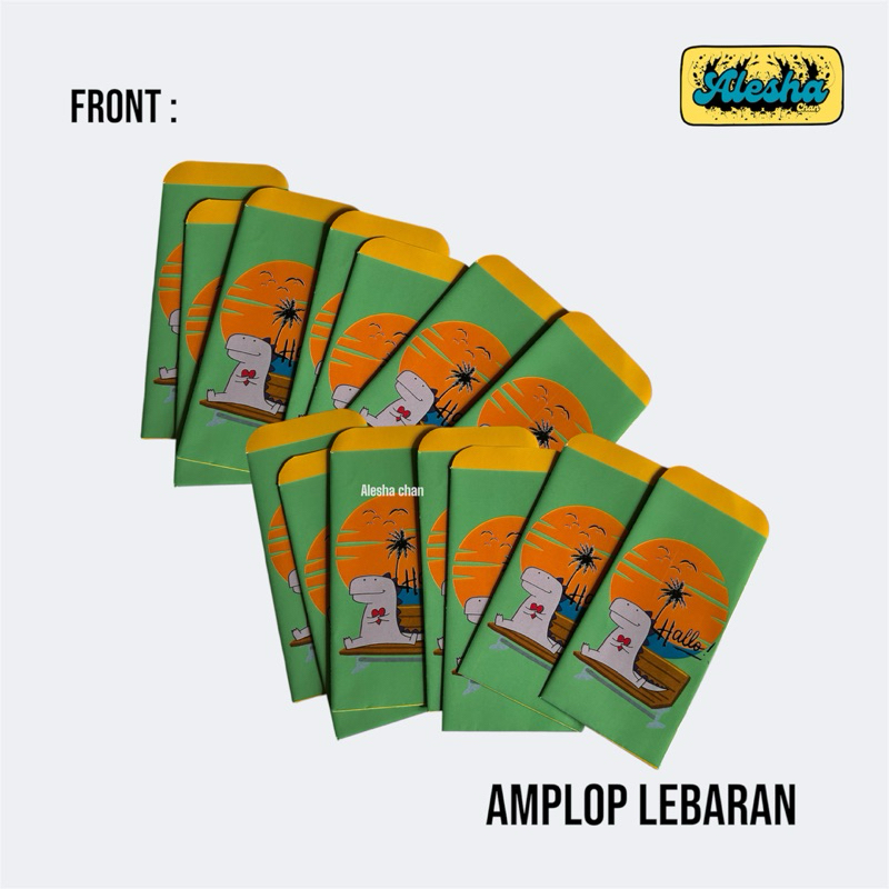 

amplop lebaran lucu gambar dino