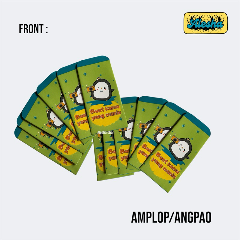 

amplop lebaran lucu gambar pinguin