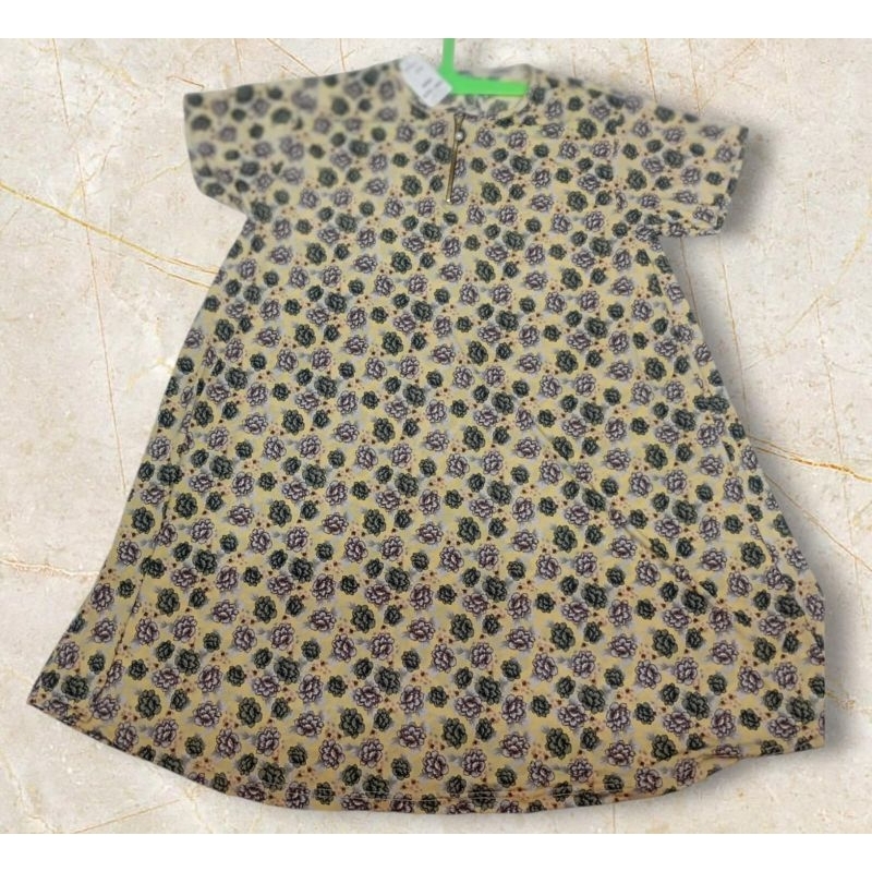 Daster Dress Wanita Jersey Korea Rok Klok Payung Zipper Resleting Kekinian