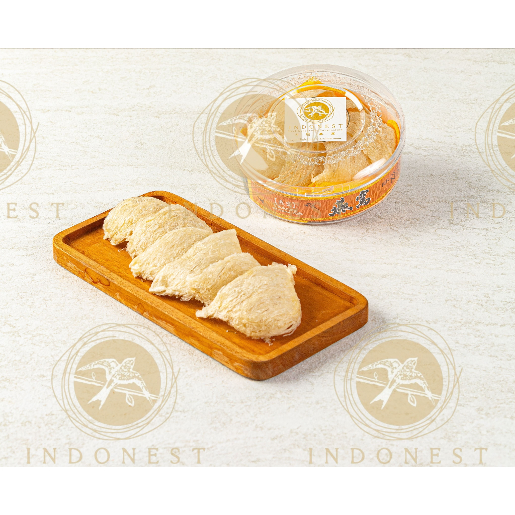 

Sarang Burung Walet Indonest Kualitas Export Grade AAAA 50 Gram 50gr (SUDUT)