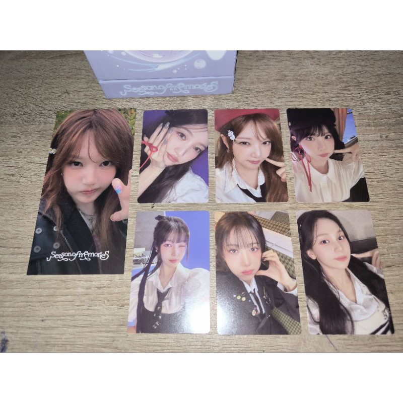 GFRIEND PHOTOCARD SEASON OF MEMORIES GLASS BEAD VER, WTS, ALBUM, SOWON, YERIN, EUNHA, YUJU, SINB, UM