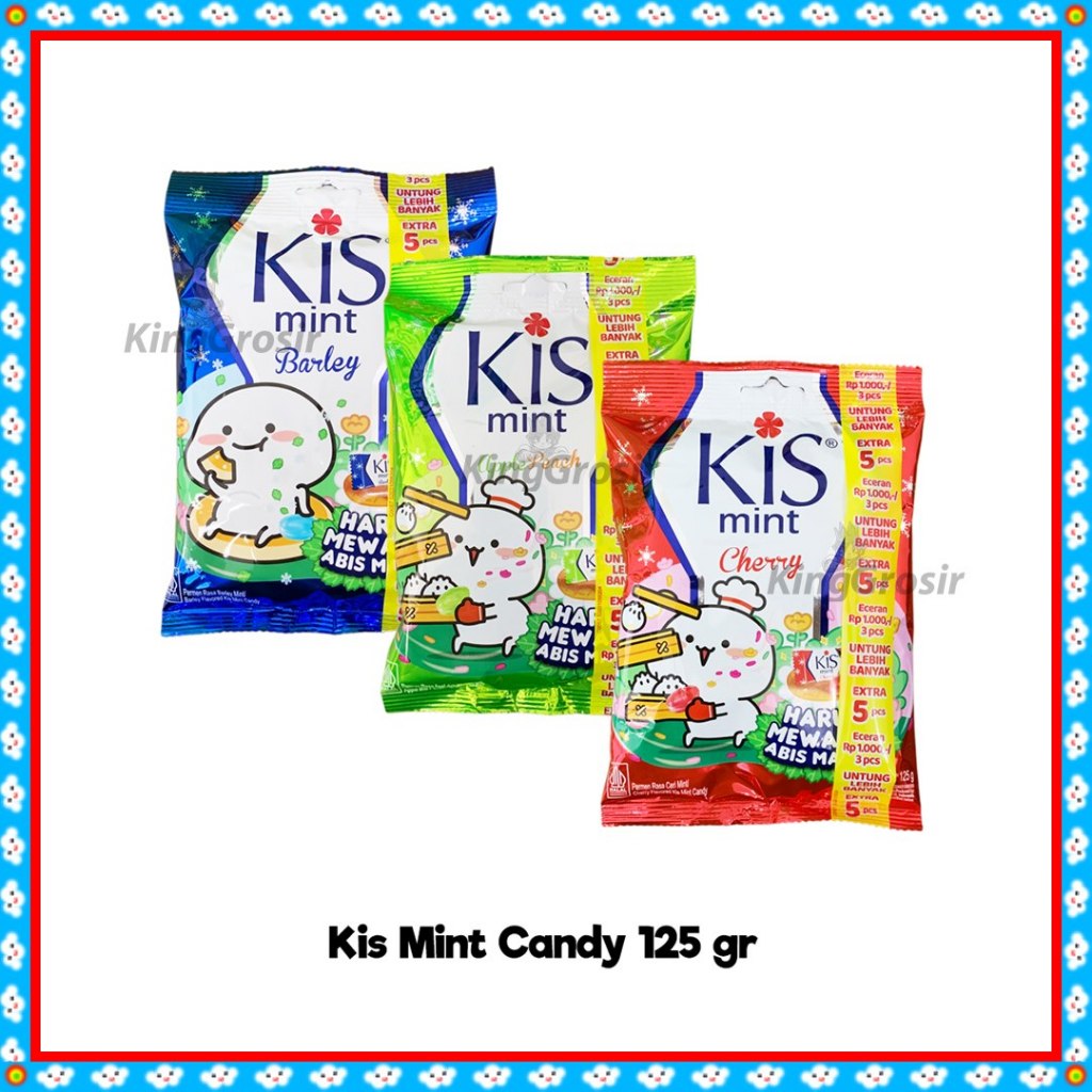 

Permen KIS Mint 125gr / Kis Mint Candy Rasa Buah-Buahan