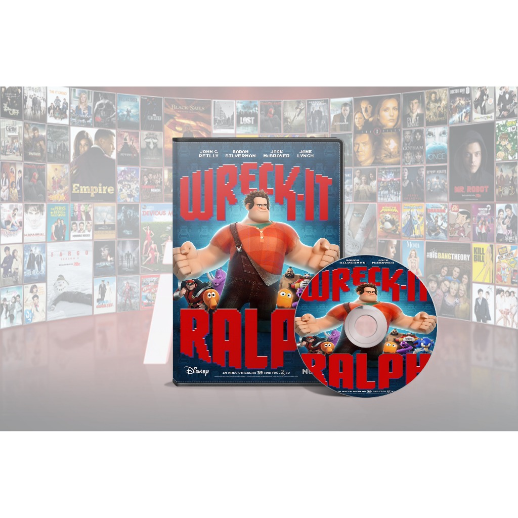 DVD Film Animasi Wreck It Ralph & Ralph Breaks The Internet (2012-2018)