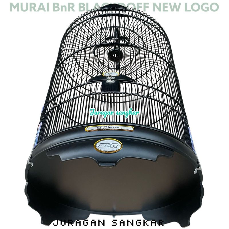 SANGKAR KANDANG MURAI BnR BLACK DOFF NO 2 DM 58CM
