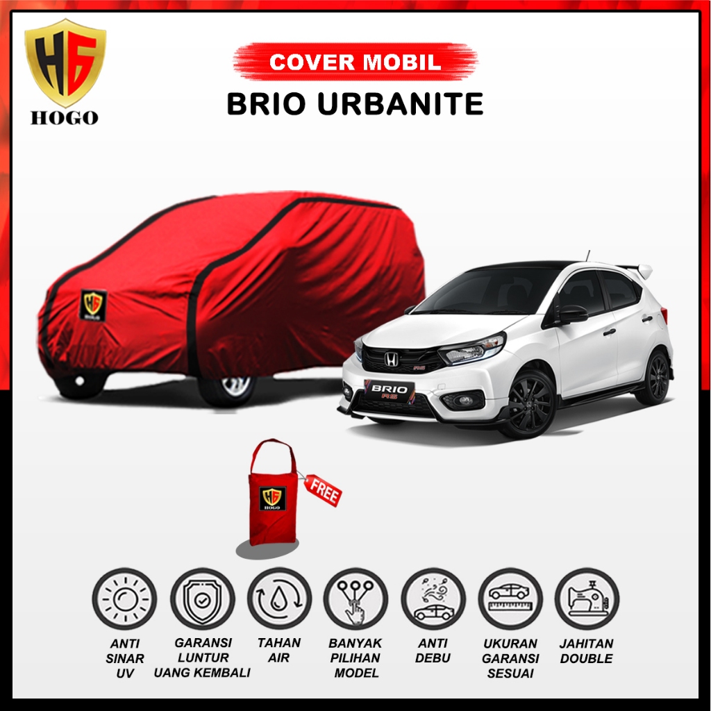 Hogo Body Cover Mobil Brio 2022 2023 / Sarung / Selimut Penutup Honda Brio Satya Mantel Waterproof S