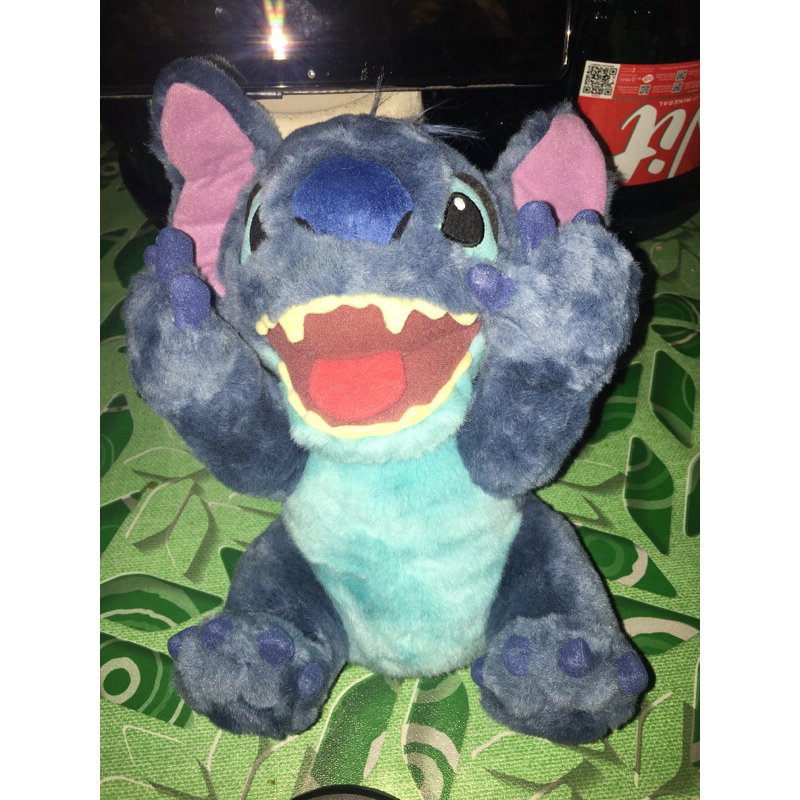 Boneka Stitch Cap Jengkol Rare bulu clasik