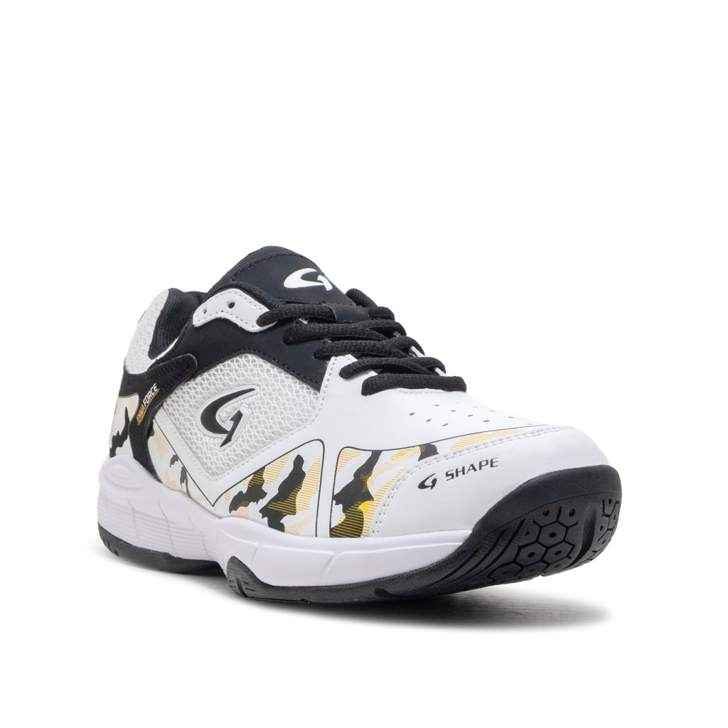 BESTPROMO HYOUGEN Enma Force Putih Hitam Sepatu Badminton Size 39-44