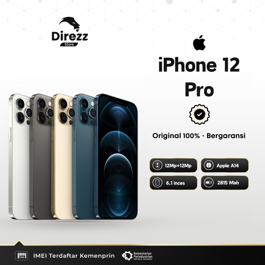 IPHONE 12 PRO 128GB 256GB 512GB SECOND