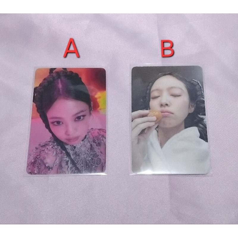 READY STOCK JENNIE RUBY BENEFIT PHOTOCARD APPLEMUSIC - BLACKPINK