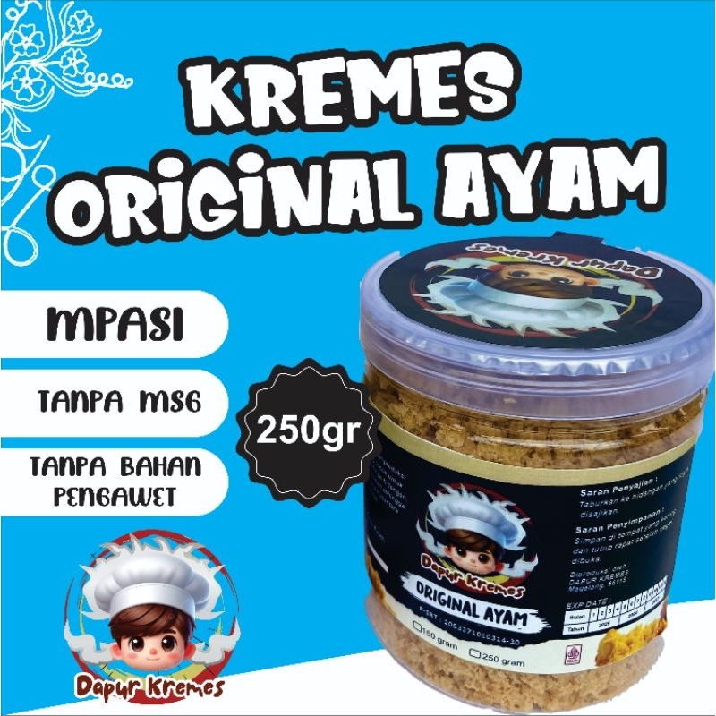 

Kremes | Kremes Ayam 250gr | MPASI | Dapur Kremes