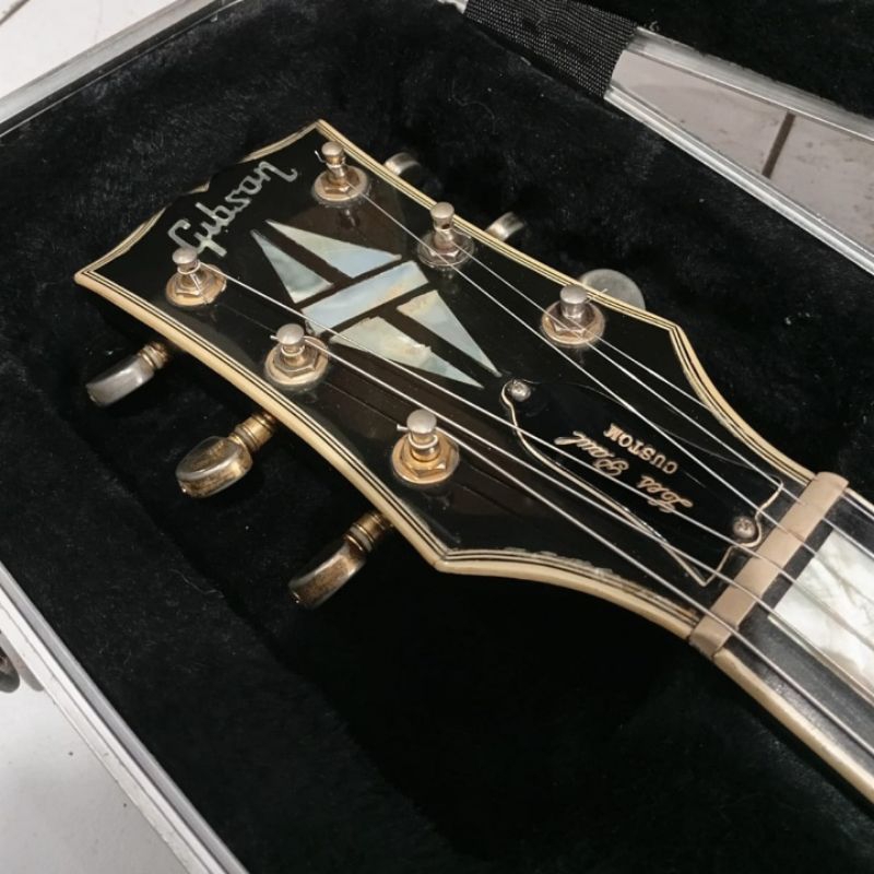 vintage 1963 GIBSON LES PAUL CUSTOM BLACK BEAUTY USA SN 124689