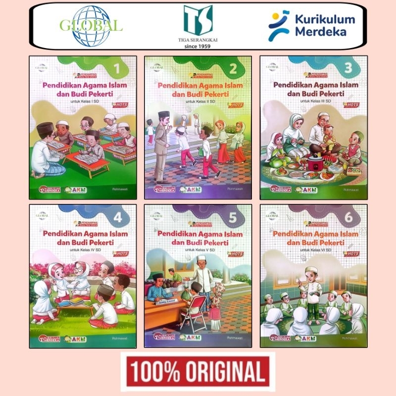 GLOBAL : Pendidikan Agama Islam ( Edisi Revisi ) untuk SD / MI Kelas 1 2 3 4 5 6 ( Tiga Serangkai )