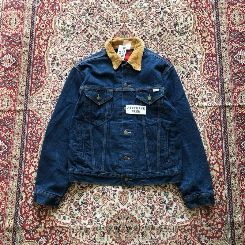 Vintage carhartt anniversary blanked trucker jeans jacket F225