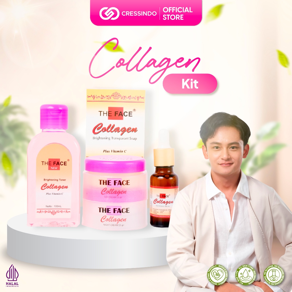 [ BPOM ORIGINAL ]THE  FACE Collagen KIT -  Membantu Menyehatkan Wajah