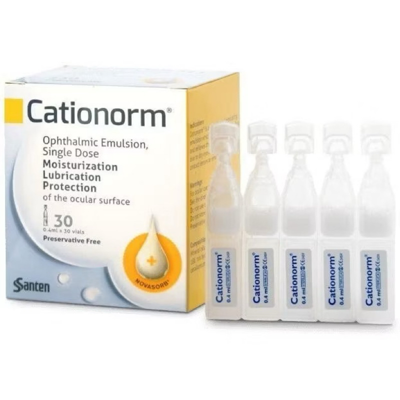 Cationorm Eye Drop 0.4 ml x 30 vials Tetes Mata