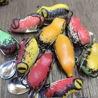 UMPAN MANCING CASTING SOFTROG KODOK 3 CM BANYAK WARNA