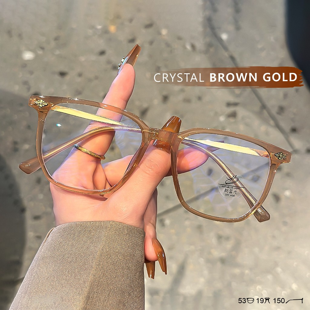 Gently Morley Kacamata Photocromic Lensa Minus Anti Radiasi Blueray Bluecromic Kotak TR-90+Metal Pri