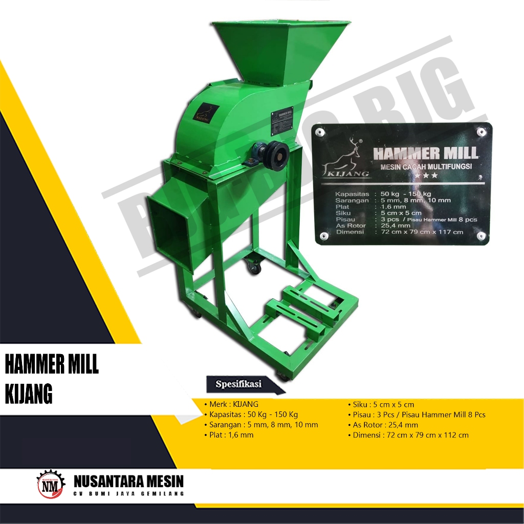 MESIN GILING TEPUNG / HAMMER MILL KIJANG