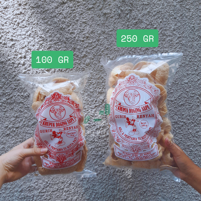

Kerupuk Daging Sapi / Bakso khas Pati-100g