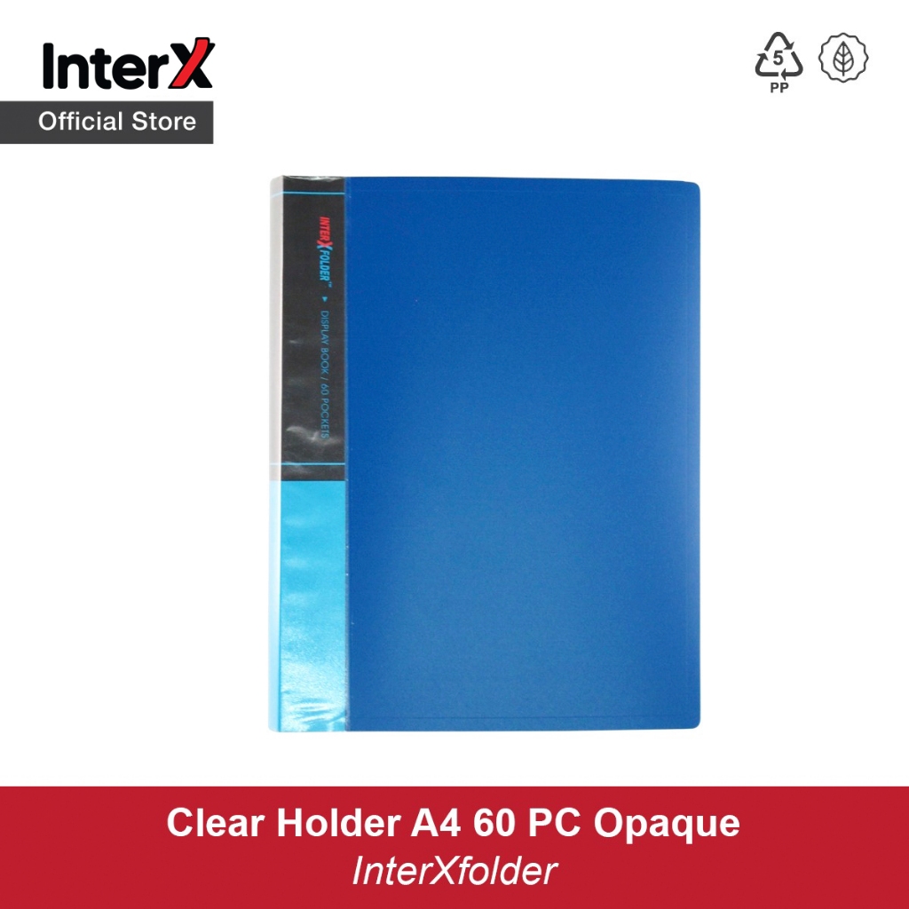 

Interx Clear Holder A4 60 Pocket Opaque