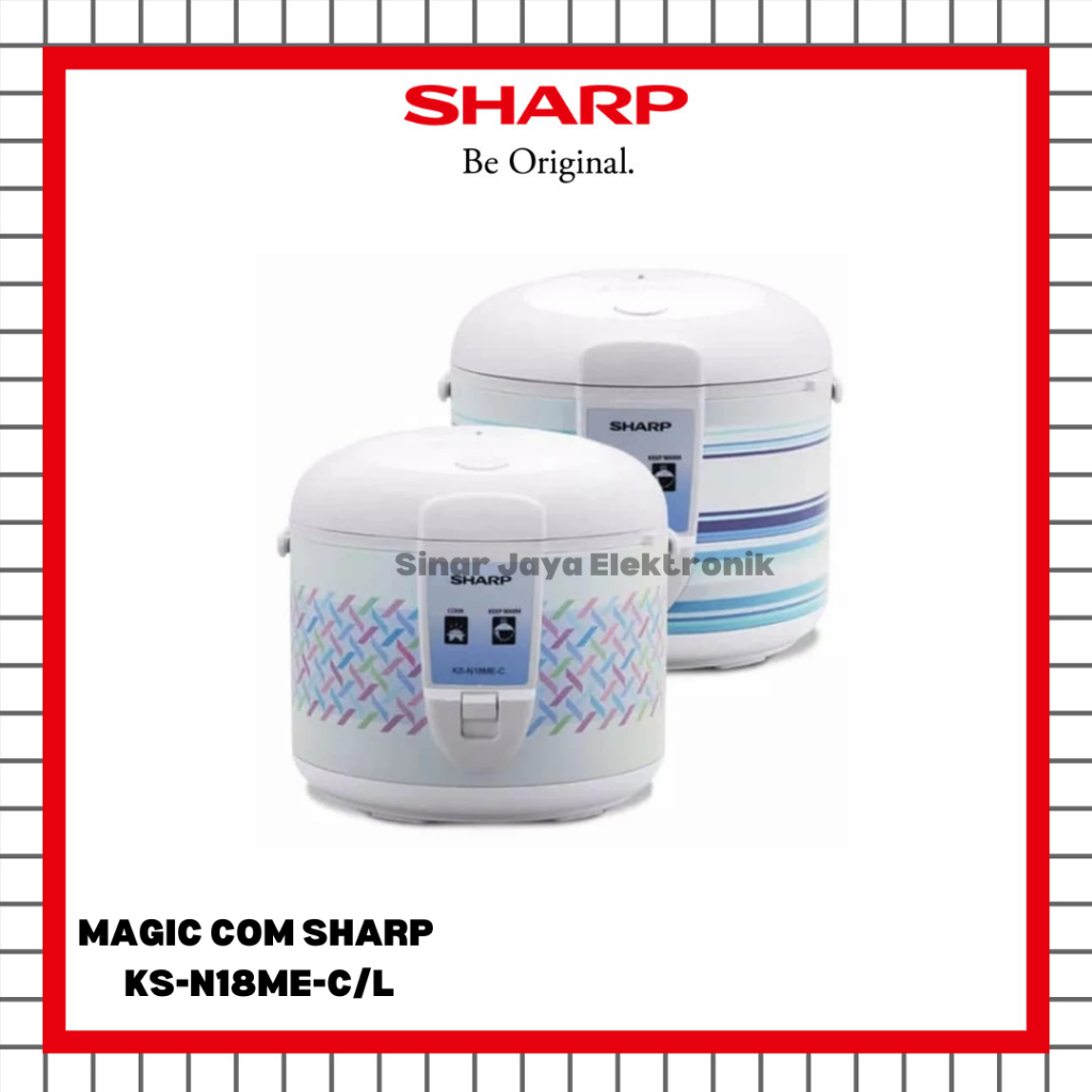 Magic Com Sharp KS-N18ME-C/L 1.8 Liter