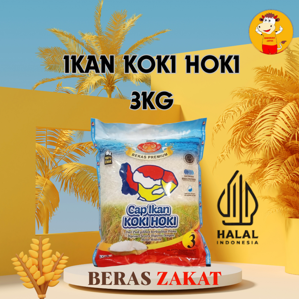 

Capikan KokoHoki Beras Premium 3KG