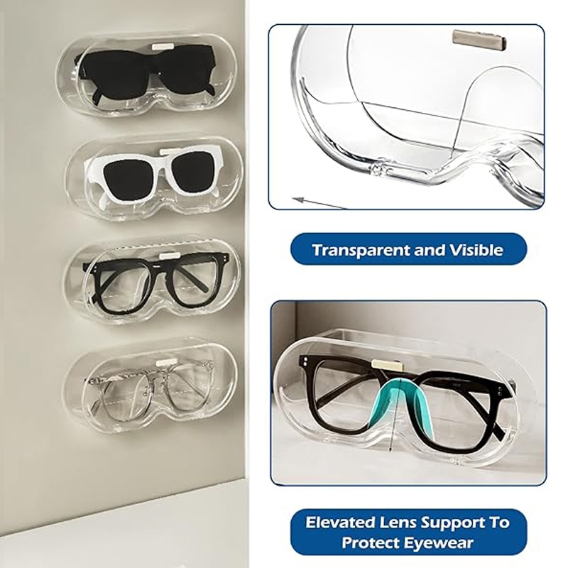 Display Kacamata Dinding Tempat Kacamata Sunglasses Box Penyimpanan Kacamata -