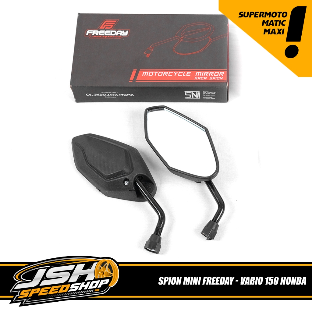Variasi Kaca Spion Mini Motor Beat New Fi Pop Karbu Street 2017 Deluxe 2022 Vario 150 Baut Drat Yama