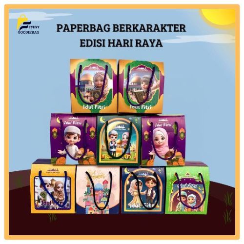 

FG Paperbag Hari Raya Idul Fitri / Godiebag Lebaran / Paperbag Souvenir Hari Raya PP09