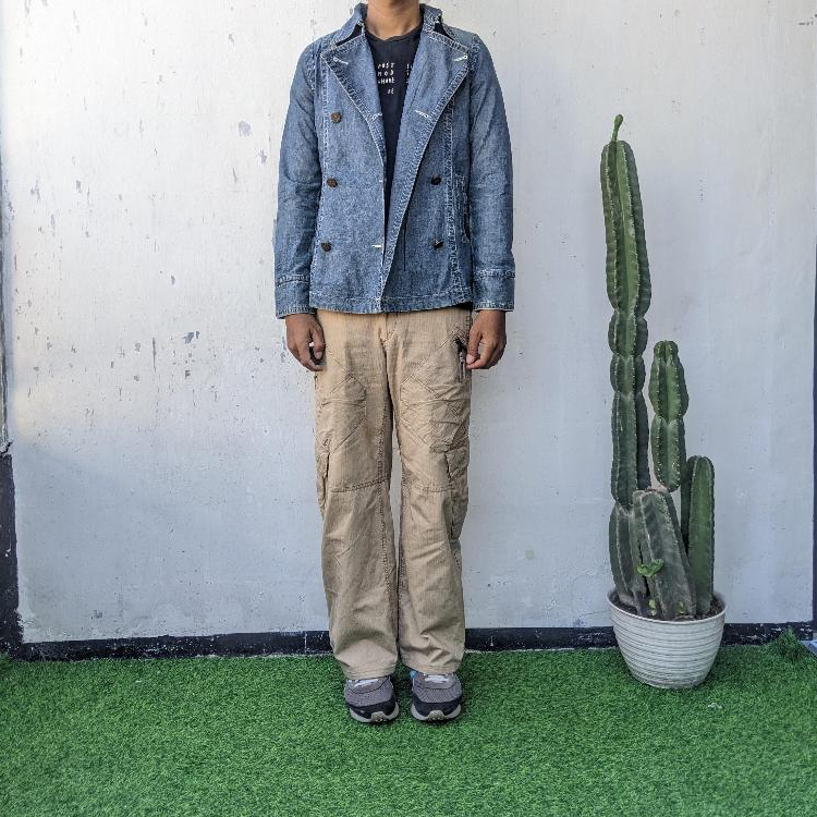 JACKET BLAZER DENIM SMEX JEANS