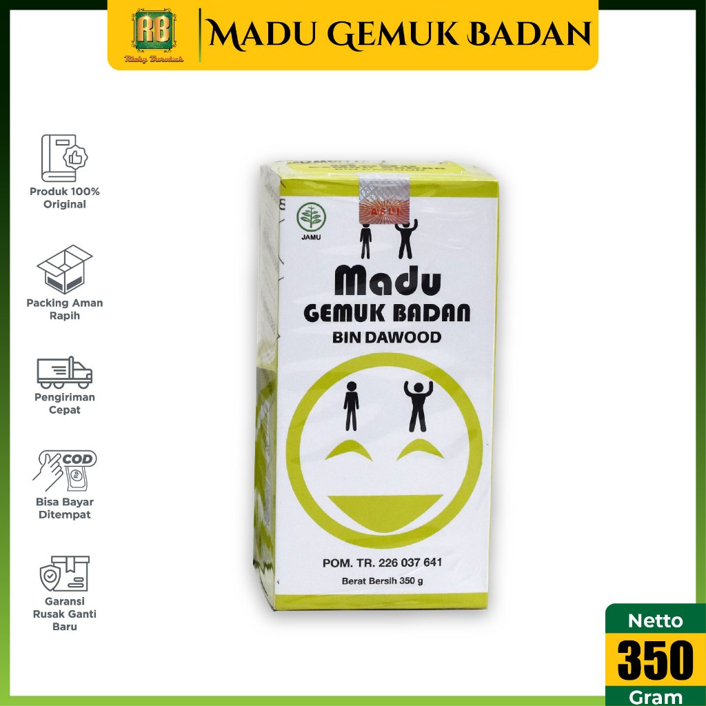 

Madu Gemuk Badan Bin Dawood - Meningkatkan Nafsu Makan