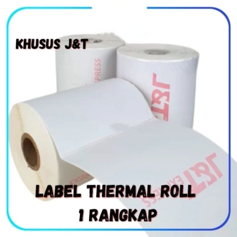 

Label Thermal/Kertas Print Label A6 4X6 J&T 100x150 mm 300pcs Sticker Resi JNT 1 Rangkap