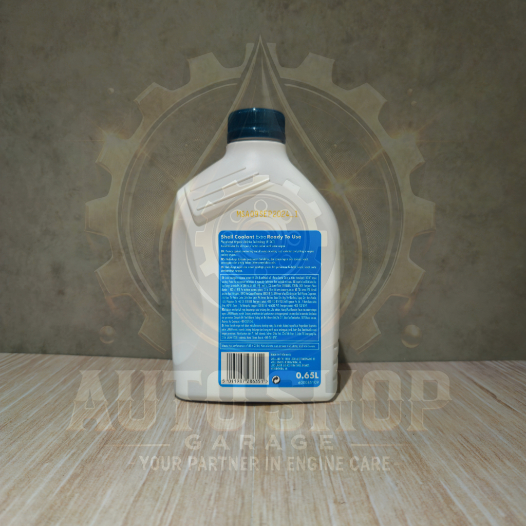 Bluberry02 Shell Coolant Extra Hijau Motor 0.65 Liter - Air Radiator Original