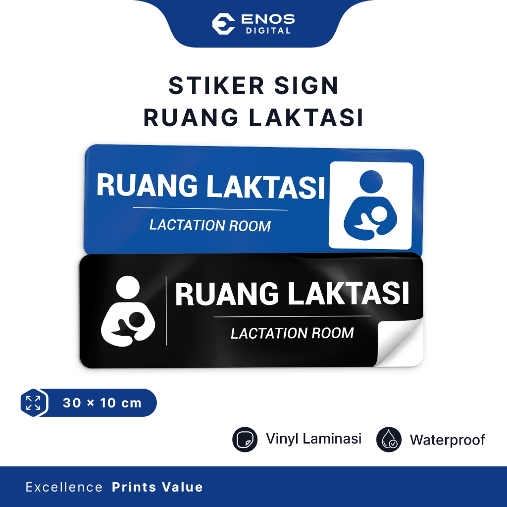 Stiker Penanda Ruang Laktasi Sign Label Penanda Ruangan Menyusui