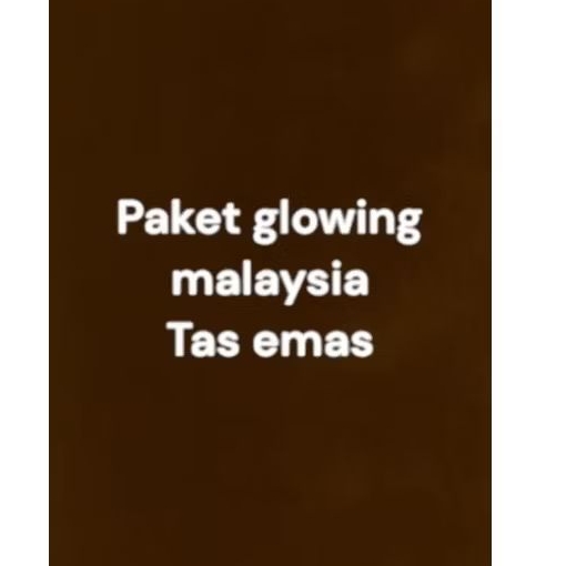 paket malaysia tas emas original