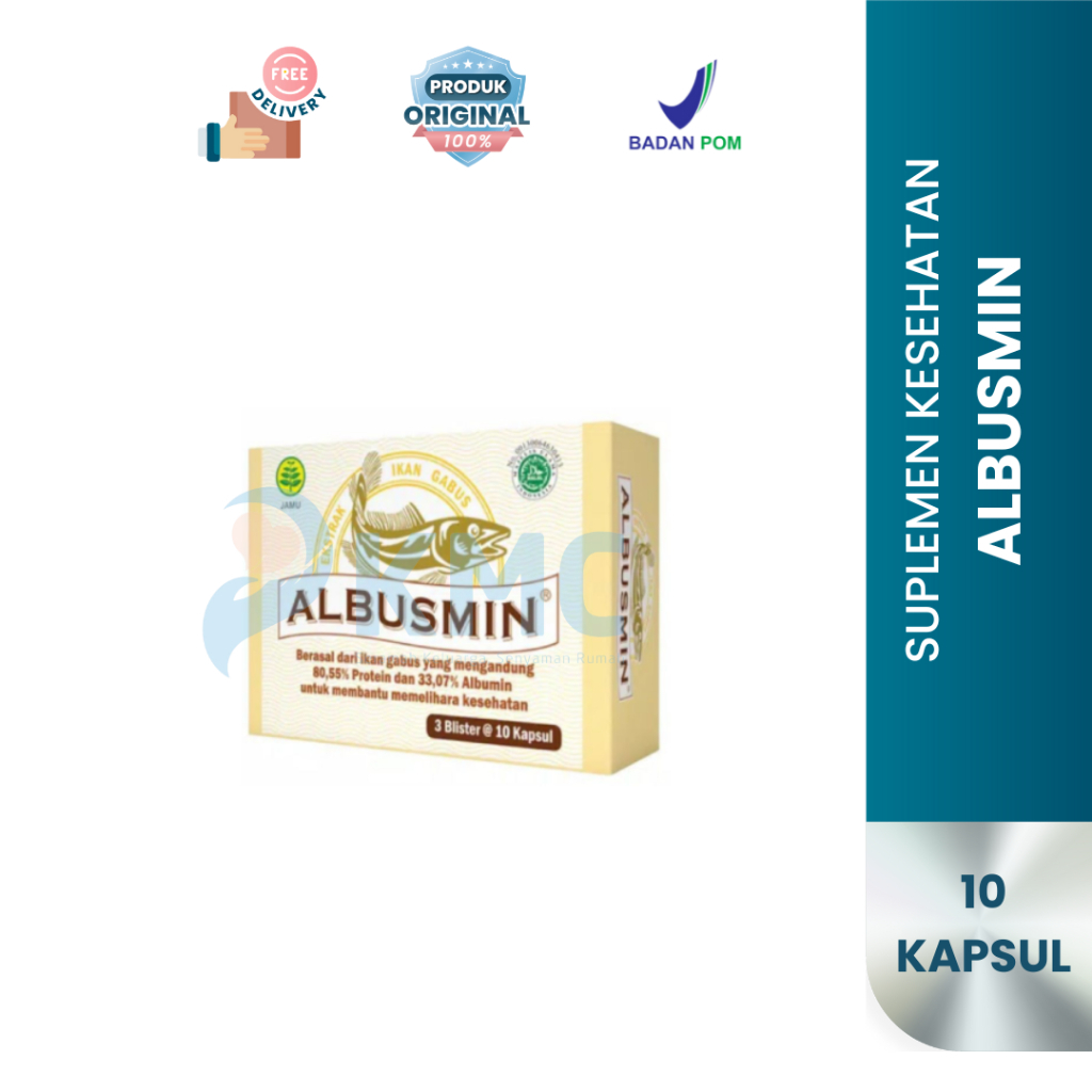 Albusmin Strip 10 Kapsul Ikan Gabus
