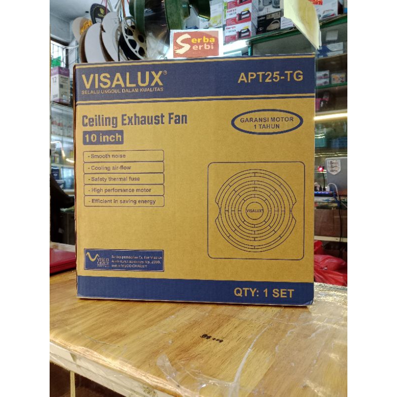 [APT 25TG VISALUX]Kipas ceiling exhaust fan 10" plafon