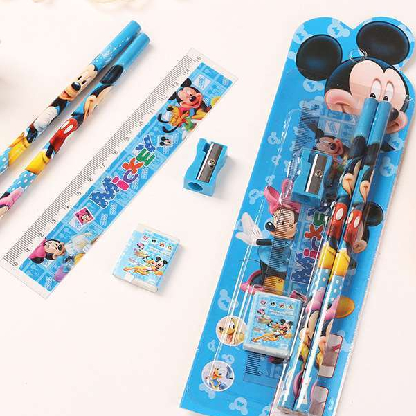 

SET ALAT TULIS 5 IN 1 KARAKTER MICKEY MOUSE / Paket Alat Tulis
