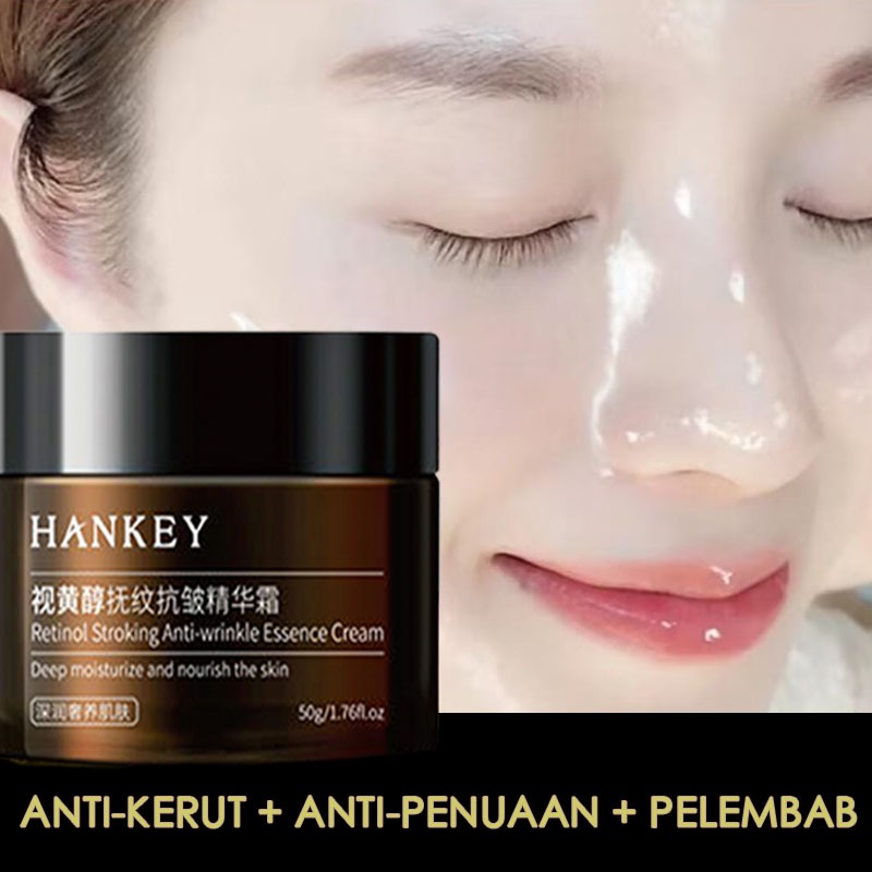 Krim Pemutih Anti-Kerutan dan Anti-Penuaan Retinol  cream penghilang flek hitam krim pemutih wajah c