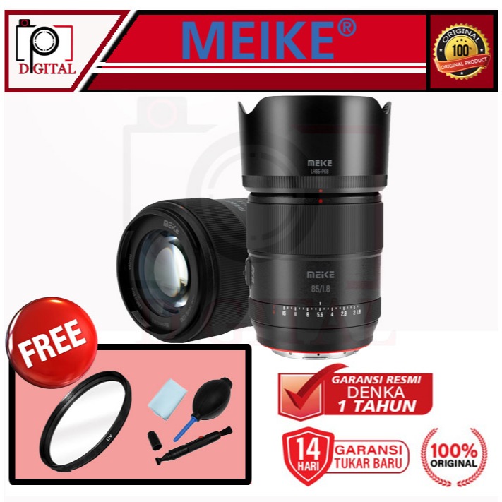 Lensa Meike AF 85mm f1.8 Pro for Nikon Z Mount / Meike 85mm f/1.8 Pro Fix Lens Garansi Resmi