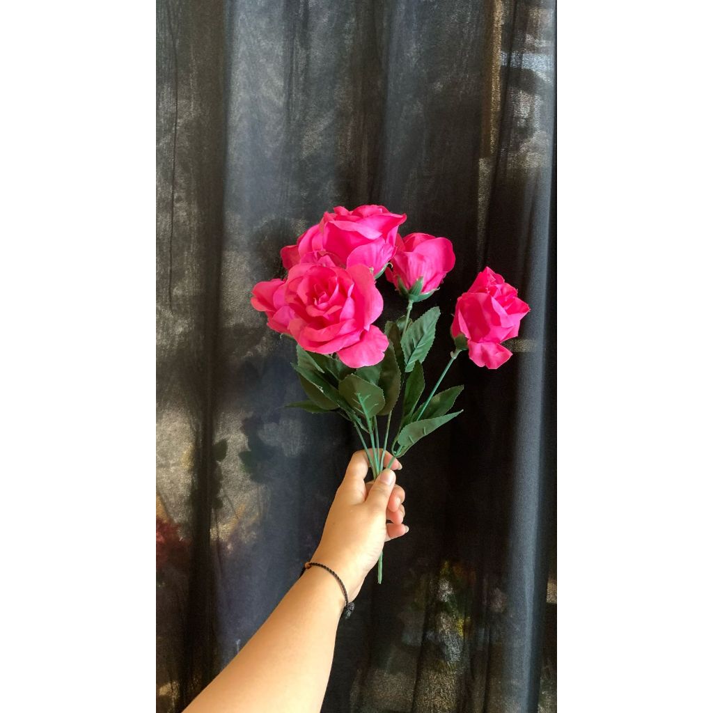 Mawar Jepang, Rose Flower, Artificial Flower Dekorasi Ruangan