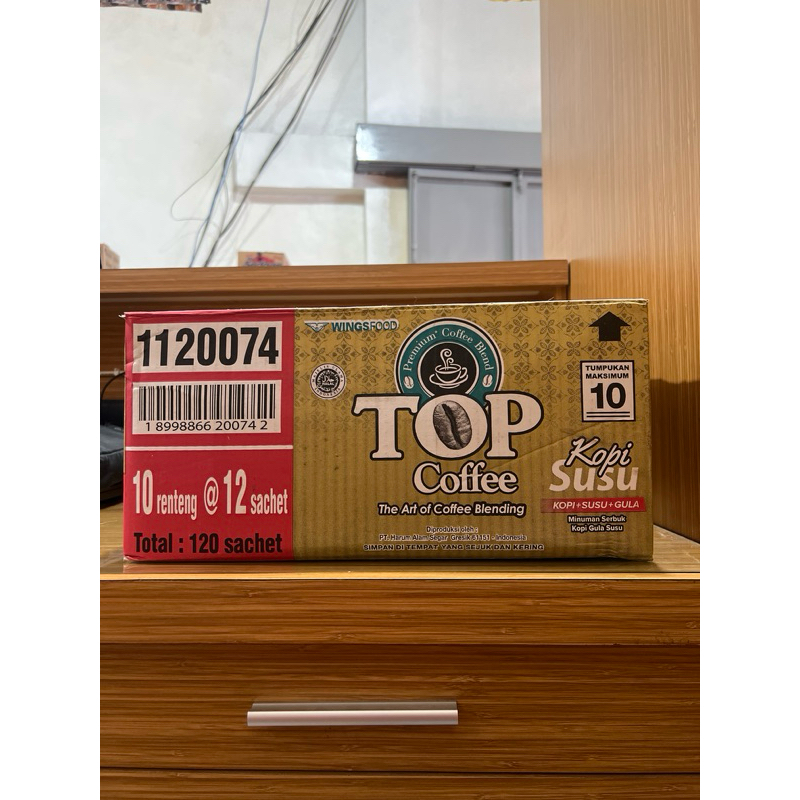 

Top Kopi Susu Dus (10 renceng) Kopi Susu Minuman Kopi Seduh TOP COFFEE SUSU THE ART OF COFFEE BLENDING