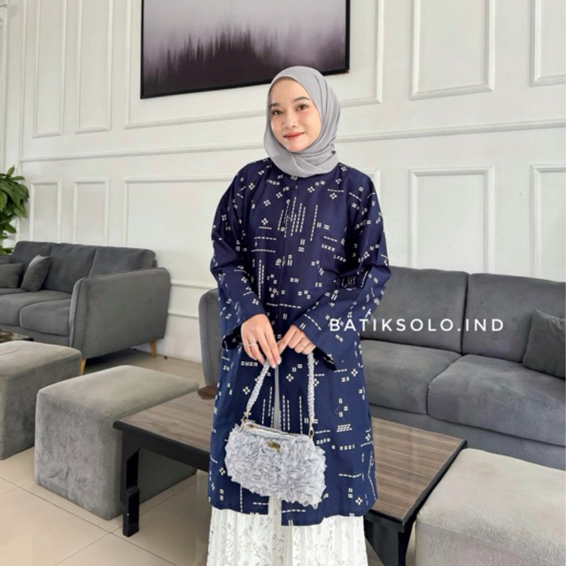 TUNIK BATIK MOTIF MATEMATIKA