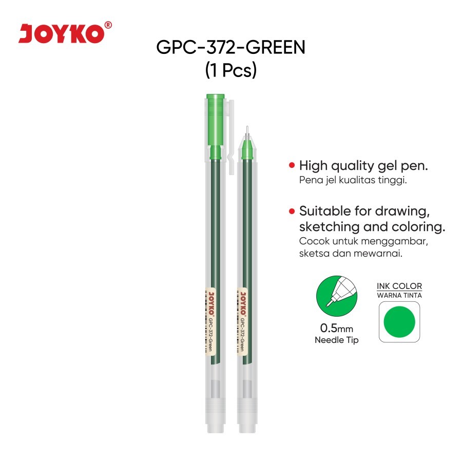 

Color Gel Pen GPC-372 Joyko 0.5 mm