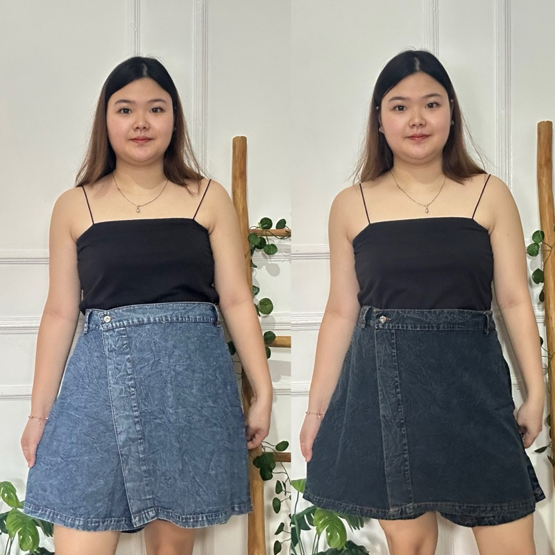 CHIKA SKORT DENIM KATUN JEANS BIGSIZE LP 120CM