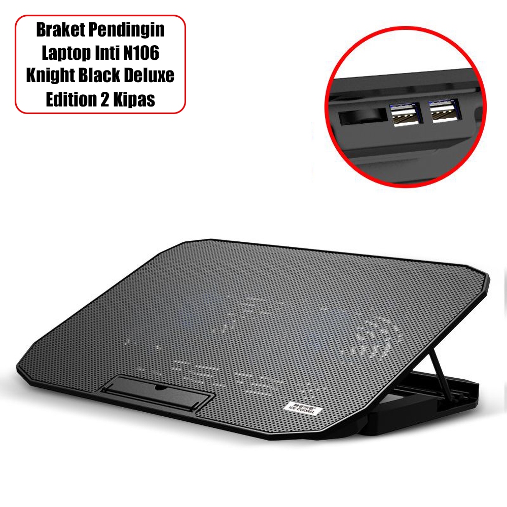 Laptop Cooling Pad With 2 Fans For 14 -17 Inch Laptop Notebook Dual Fan Laptop Stand Alas Pendingin 