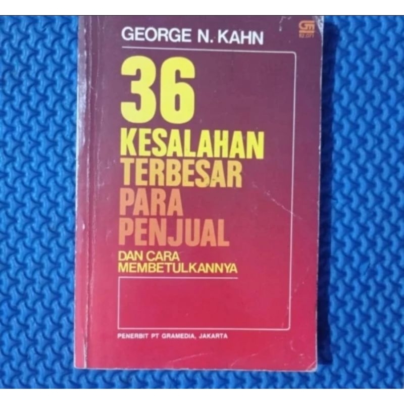 36 KESALAHAN TERBESAR PARA PENJUAL DAN CARA MEMBETULKANNYA