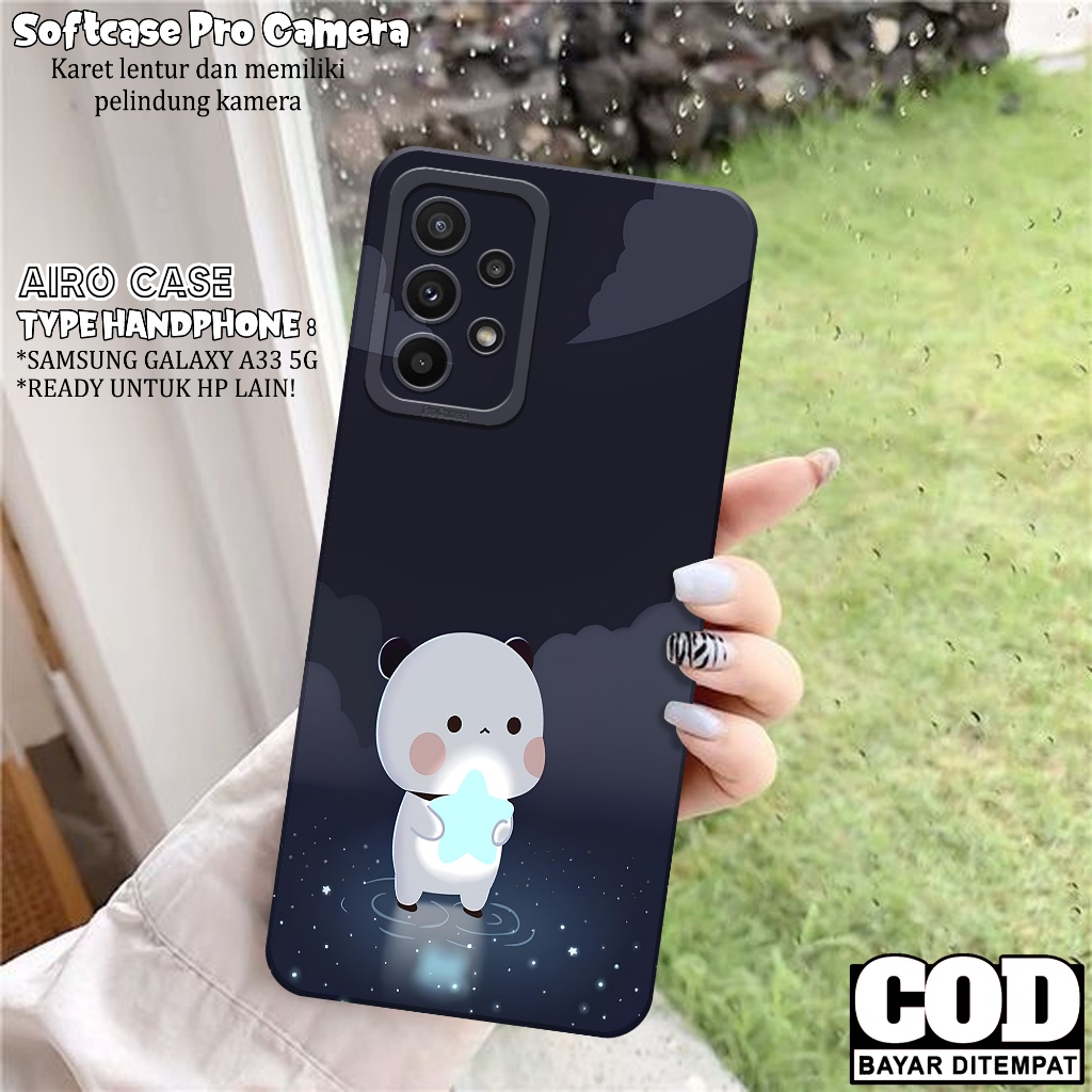 Case Samsung Galaxy A33 5G Fashion Case KARTUN Softcase Samsung Galaxy A33 5G Case Pro Camera Casing