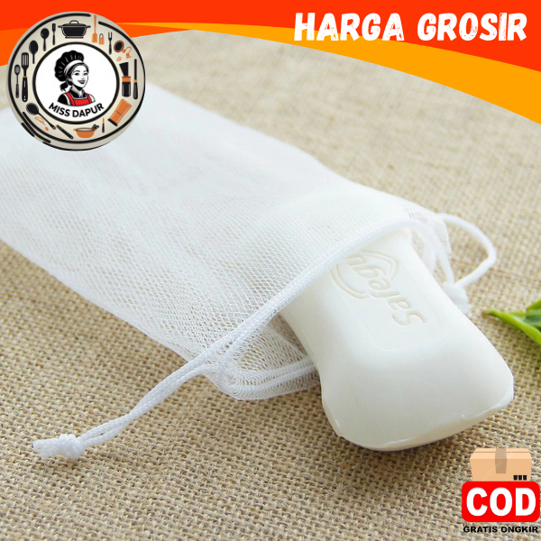 MS KANTONG JARING SABUN BATANG MANDI SERBAGUNA / TALI GANTUNG JARING SABUN TRAVELING PEMBUAT BUSA MA