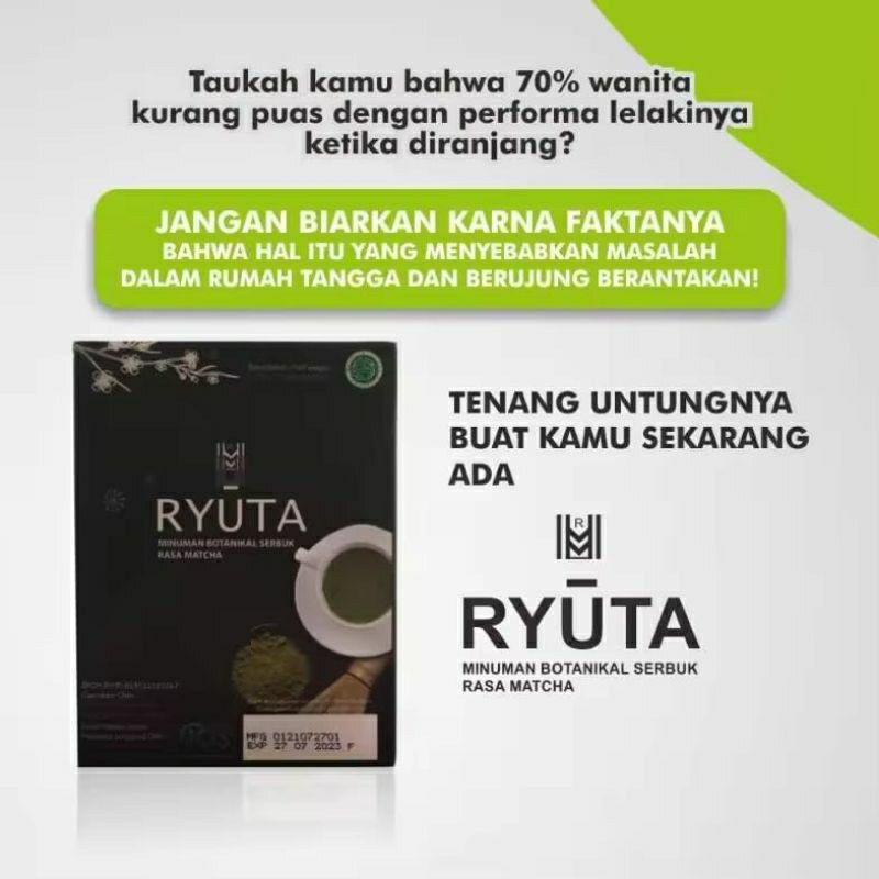 

Bisa COD Teh Ryuta Penambah Durasi Pria